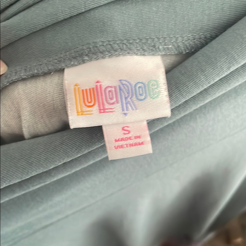Lularoe Turquoise Floral Maxi/Skirt - Picture 2 of 5